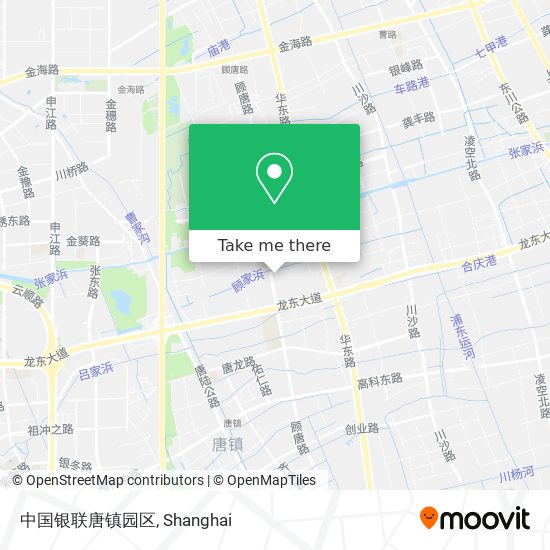中国银联唐镇园区 map