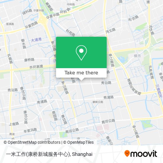 一米工作(康桥新城服务中心) map