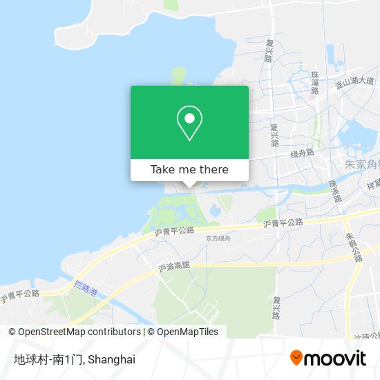 地球村-南1门 map