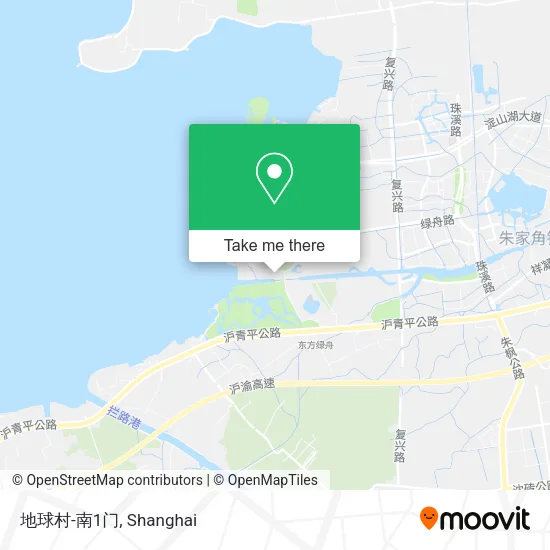 地球村-南1门 map