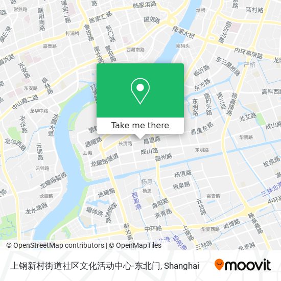 上钢新村街道社区文化活动中心-东北门 map