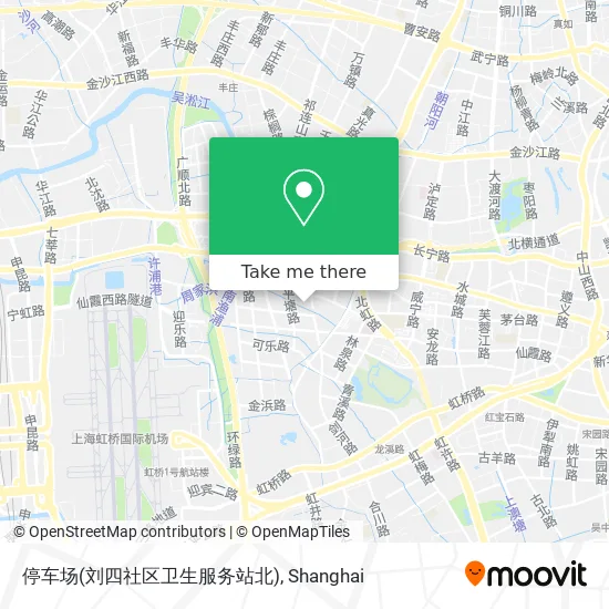 停车场(刘四社区卫生服务站北) map