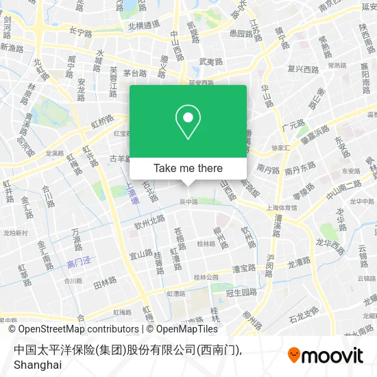 中国太平洋保险(集团)股份有限公司(西南门) map