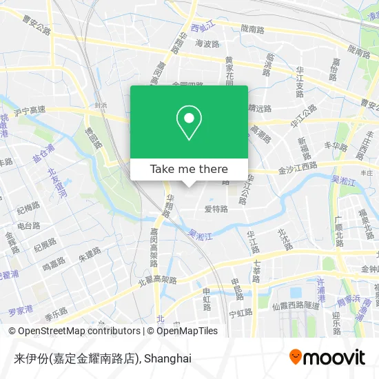 来伊份(嘉定金耀南路店) map
