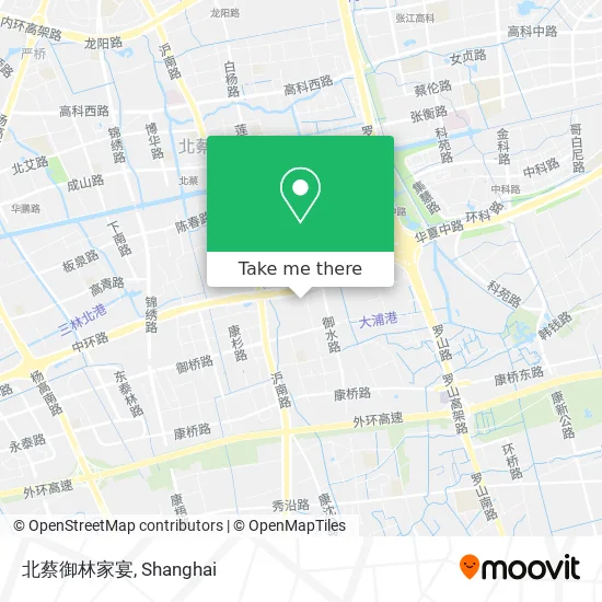 北蔡御林家宴 map