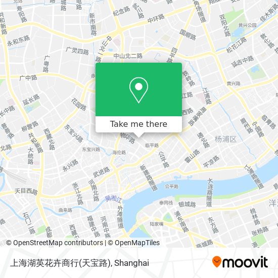 上海湖英花卉商行(天宝路) map