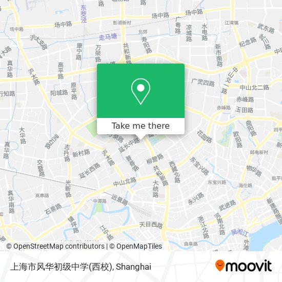 上海市风华初级中学(西校) map