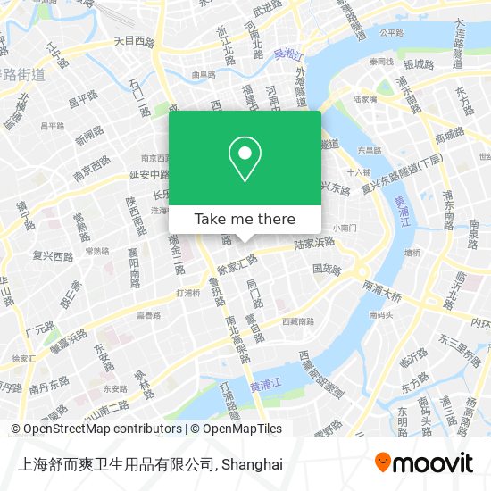 上海舒而爽卫生用品有限公司 map