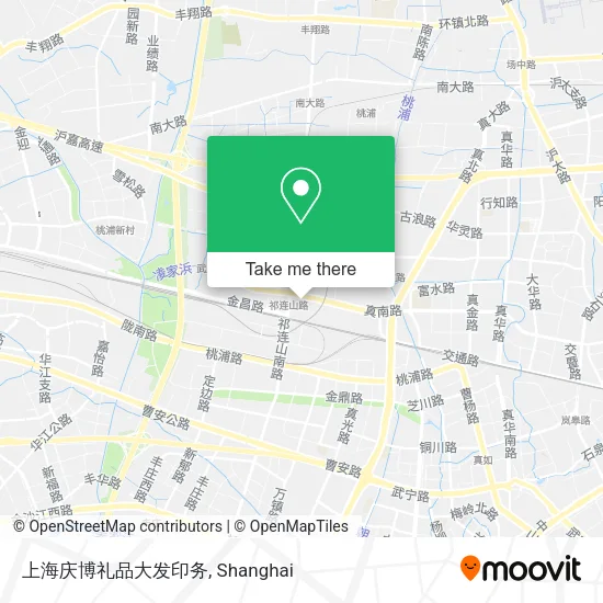 上海庆博礼品大发印务 map