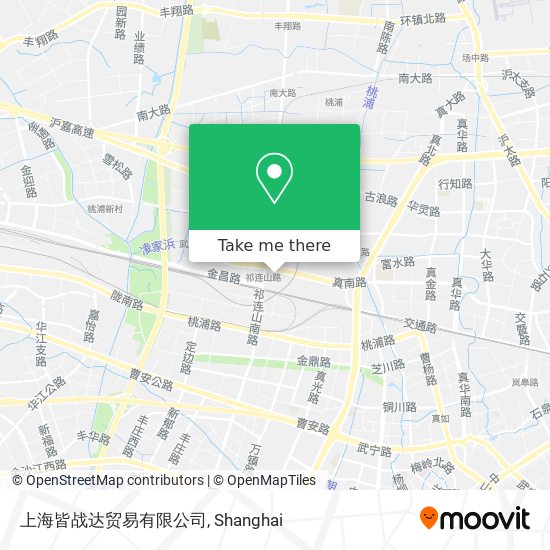 上海皆战达贸易有限公司 map