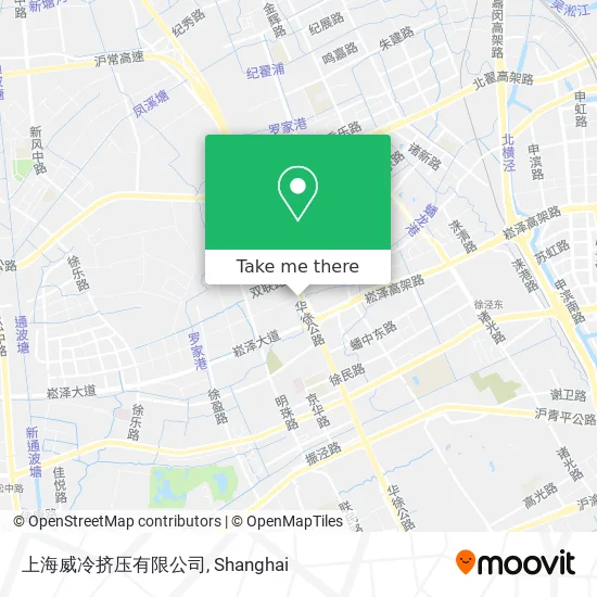 上海威冷挤压有限公司 map
