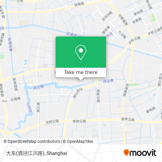 大东(泗泾江川路) map