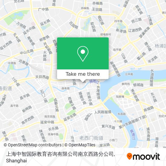 上海中智国际教育咨询有限公司南京西路分公司 map