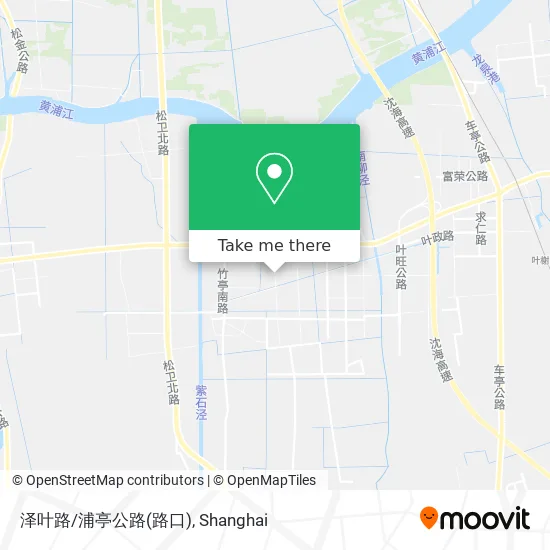 泽叶路/浦亭公路(路口) map