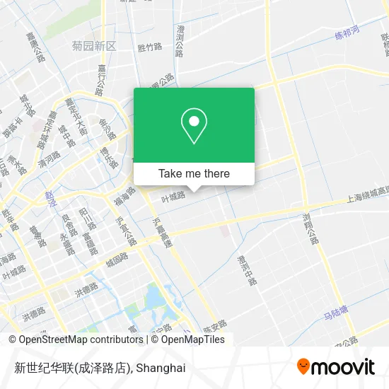 新世纪华联(成泽路店) map