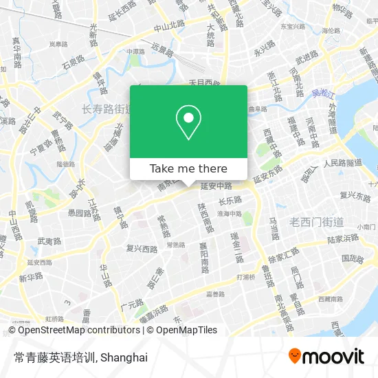 常青藤英语培训 map
