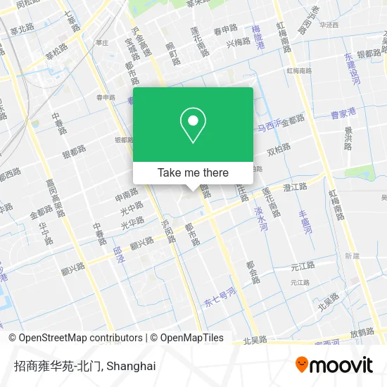 招商雍华苑-北门 map