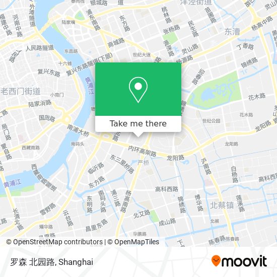 罗森 北园路 map