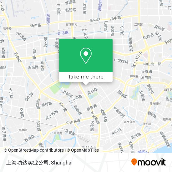 上海功达实业公司 map