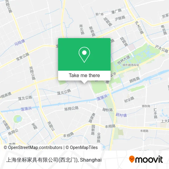 上海坐标家具有限公司(西北门) map