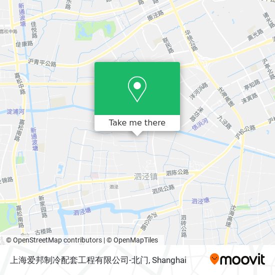 上海爱邦制冷配套工程有限公司-北门 map