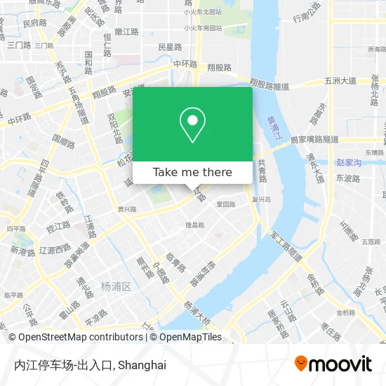 内江停车场-出入口 map