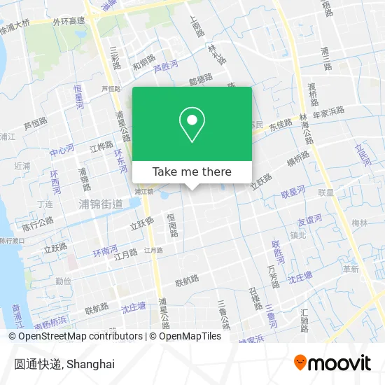 圆通快递 map