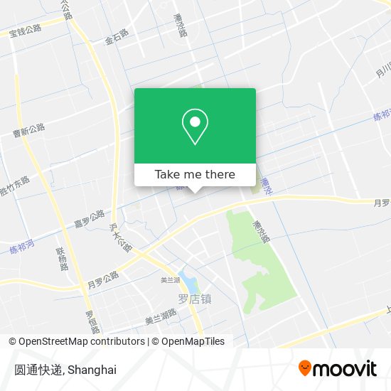 圆通快递 map