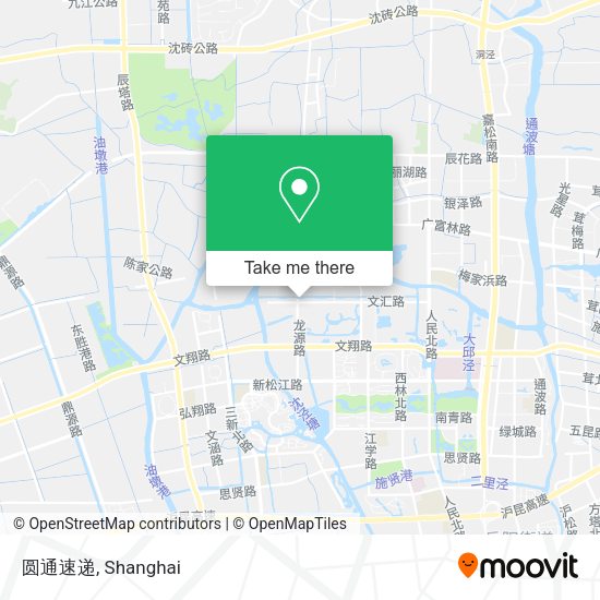圆通速递 map