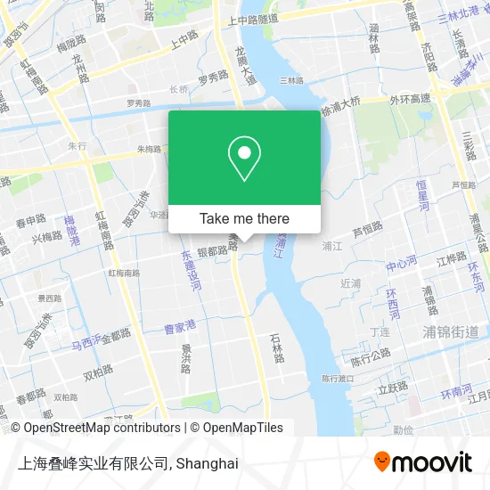 上海叠峰实业有限公司 map