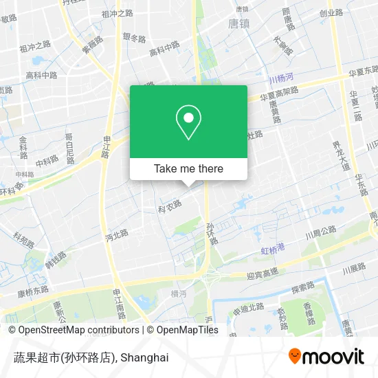 蔬果超市(孙环路店) map