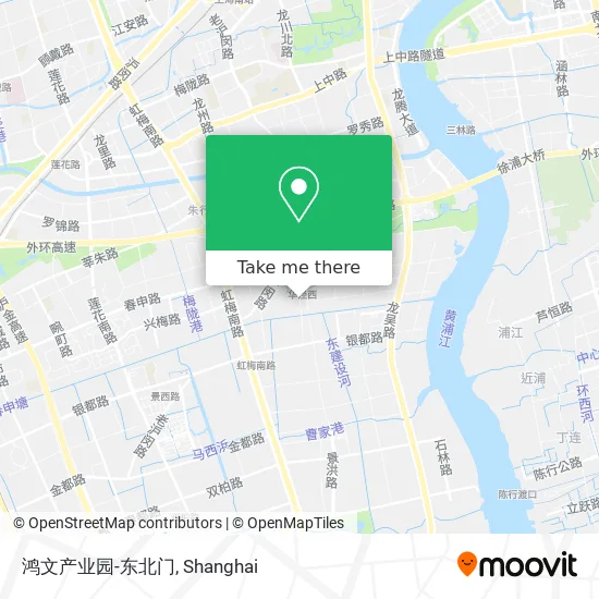鸿文产业园-东北门 map