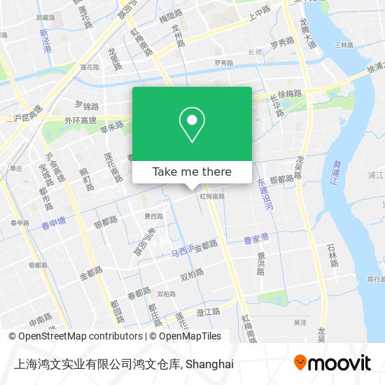 上海鸿文实业有限公司鸿文仓库 map