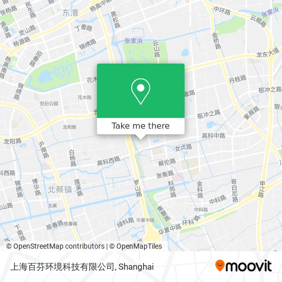 上海百芬环境科技有限公司 map