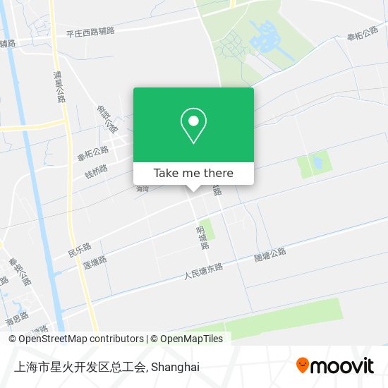 上海市星火开发区总工会 map
