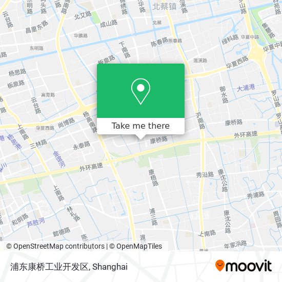 浦东康桥工业开发区 map