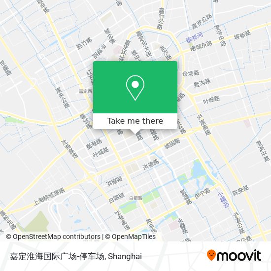 嘉定淮海国际广场-停车场 map