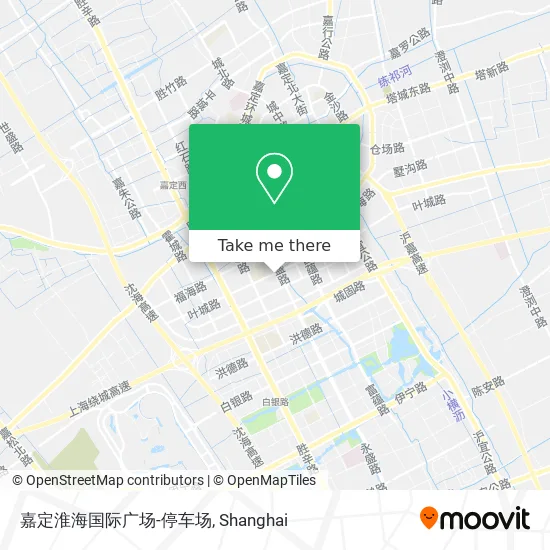 嘉定淮海国际广场-停车场 map