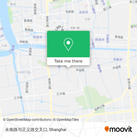 永南路与正义路交叉口 map