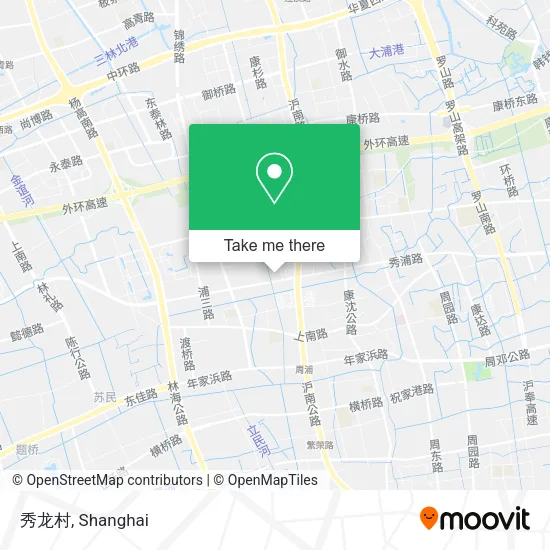 秀龙村 map