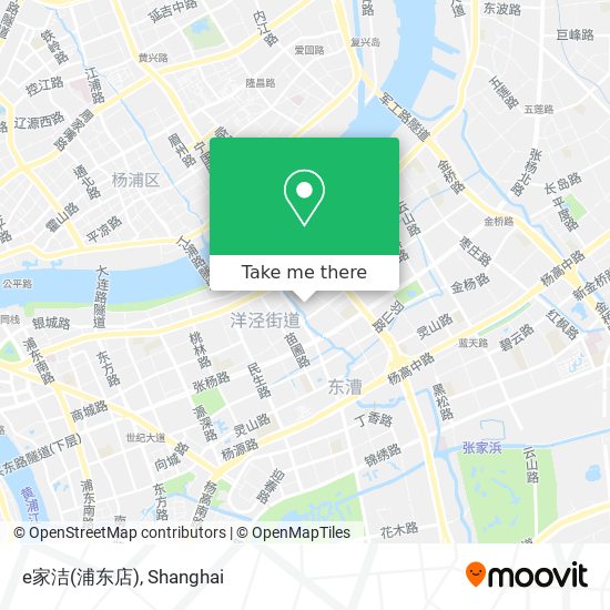 e家洁(浦东店) map