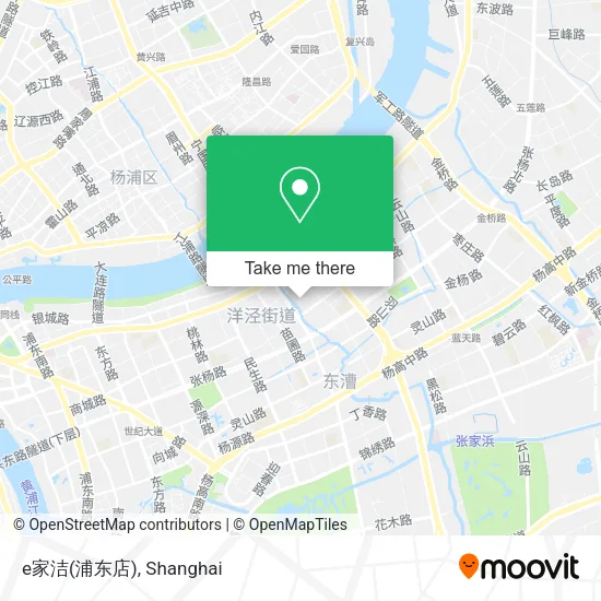 e家洁(浦东店) map