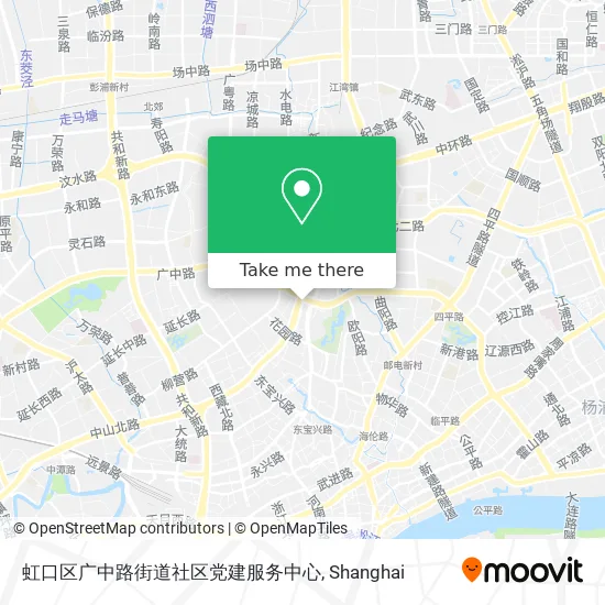 虹口区广中路街道社区党建服务中心 map