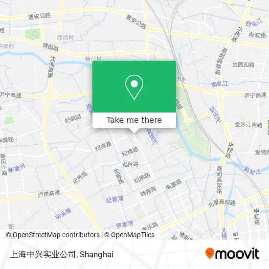 上海中兴实业公司 map