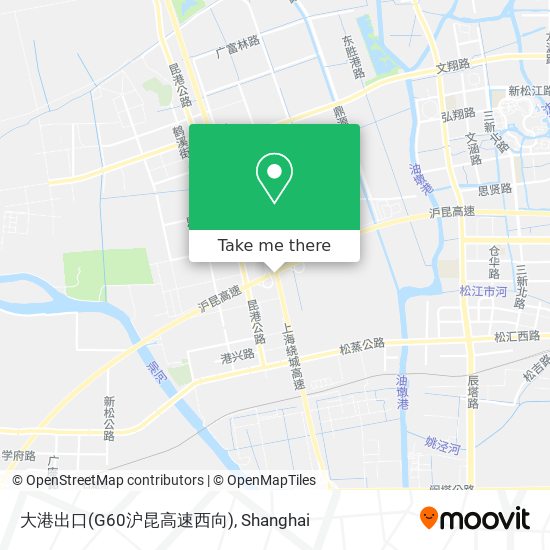 大港出口(G60沪昆高速西向) map