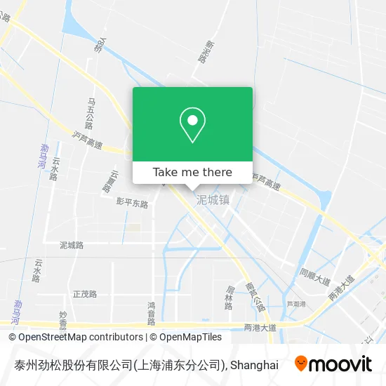 泰州劲松股份有限公司(上海浦东分公司) map