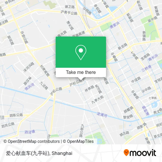 爱心献血车(九亭站) map