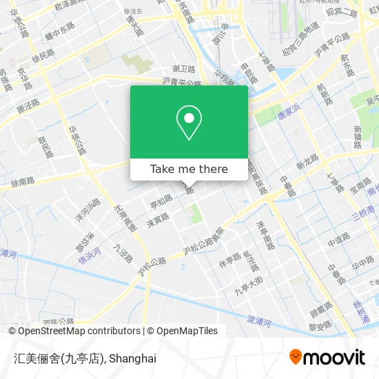 汇美俪舍(九亭店) map