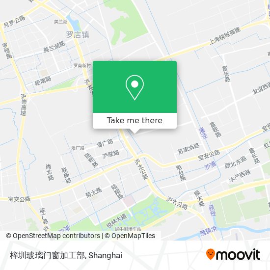 梓圳玻璃门窗加工部 map