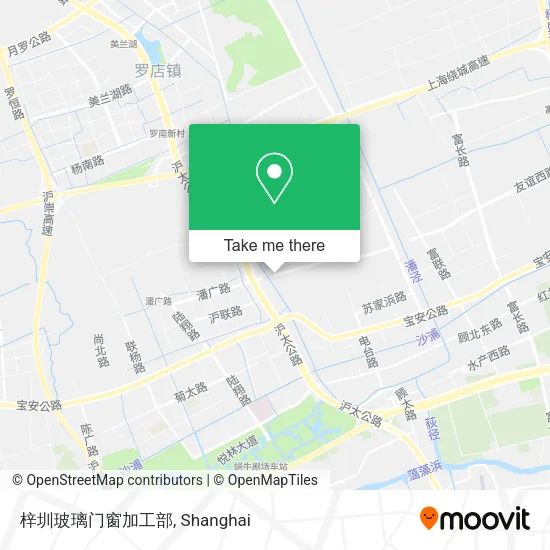 梓圳玻璃门窗加工部 map